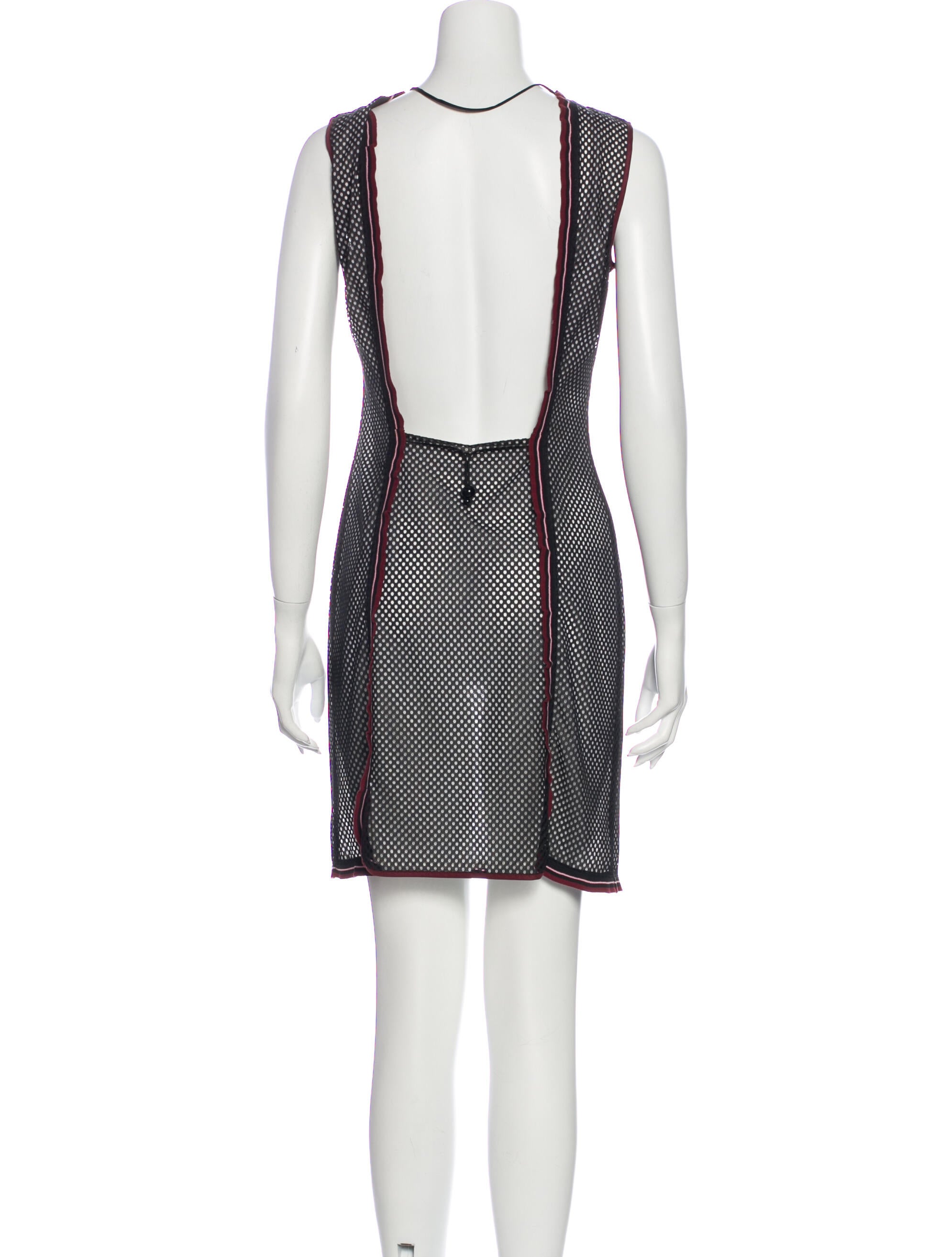 Miu Miu Polka Dot Print Mini Dress